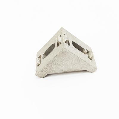 China ALLOY Aluminum alloy die cast bracket  for 3030 series aluminum profile for sale