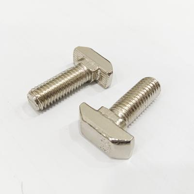 China Steel German Standard Carbon Steel T Bolt For 10mm slot Aluminium Extrusion profile for sale