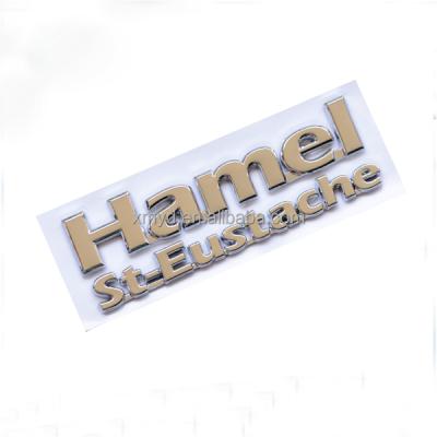 China Business And Plain Plastic Custom Car Symbol Auto Chrome Car Badge Emblem for sale