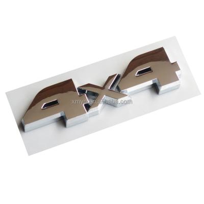 China Business ABS Metal Chrome Car Badges Plastic Automobile Symbols 4X4 For Jeep Body Sticker for sale