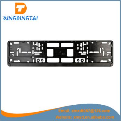 China No Car License Plate Holder Good Quality ABS Black Plastic for sale