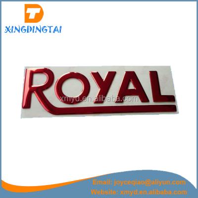 China 3D Effect 3D Chrome Welding Stickers Soft Plastic Labels for sale