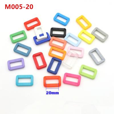 China Backpack 15MM/20MM/25MM KAM Plastic Adjusting Second Gear Buckle Rectangle POM Buckle For Backpack Hand Bag for sale