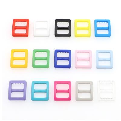 China Bag Wholesale 10MM KAM Colored Plastic Tri Glide Button, Eco-friendly POM Belt Buckles Adjustable Belt Backpack Buckle For Handbag for sale