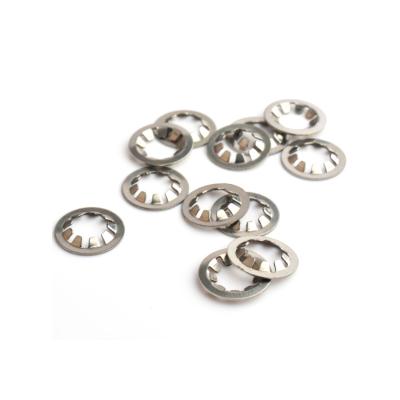 China Widely Applied China Manufacturer Wholesale Stainless Steel Gear Type Internal External Thin Spring Tooth Star Self Serrated Lock Washer for sale