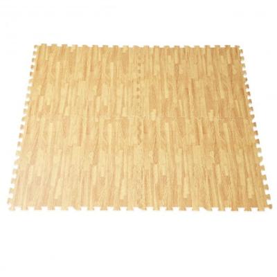 China 2022 Wholesale High Quality Jigsaw Puzzle Mats Wood Grain Floor Mats Interlocking Eva Mats for sale