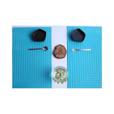 China Competitive Price Good Quality Table Mats Luxury Dining Durable Dual Sided Washable Kitchen Table Mats for sale