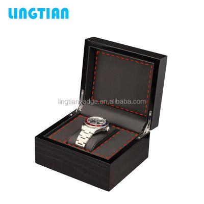 China Custom Recyclable LINGTIAN Logo Watch Display Box Watch Organizer for sale