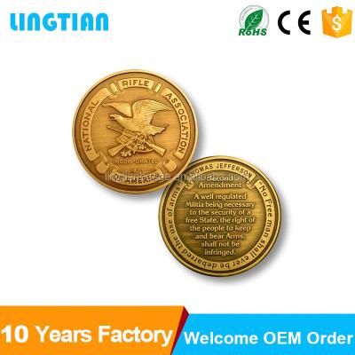 China Hot Selling Europe LINGTIAN Custom Design Coin Die Custom Antique Coin for sale