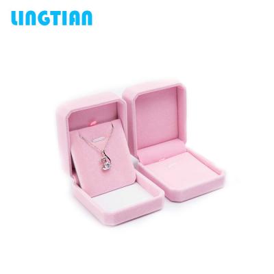 China Small Storage Handmade Pink Packaging Bracelet Jewelry Box for sale