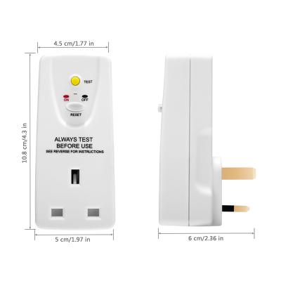 China Stability 3 Commercial Square Pin Wall Outlet Electrical Outlet US Commercial Superlative Custom GFCI Plug Support for sale