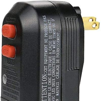 China Factory 120v 15amp GFCI Black Power China Family Travel Pack 3 Years US Standard Support Customized Electrical Outlet for sale