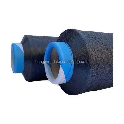 China Sustainable Hangzhou Dty 100D/48F DDB Polyester Filament DTY Dope Dyed Black NIM AA Grade For Fabric for sale