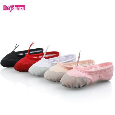 China Breathable Women Girls Soft Sole Ballet Slippers Dance Shoes for sale