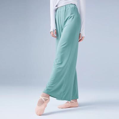 China Breathable Women Dance Loose Pants Ballet Modern Dance Pants Adults Yoga Jogging Soft Wide Leg Pants for sale