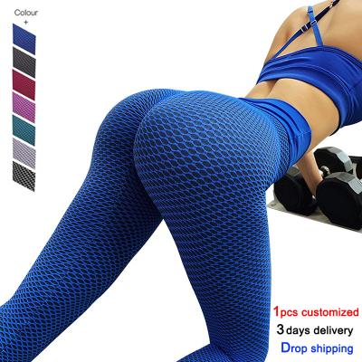 China Workout Apparel Antibacterial Sports Wear Fitness Yoga Wear Crac! crack! Butt Gaiters Yoga Pants Gym Gaiters For Women for sale