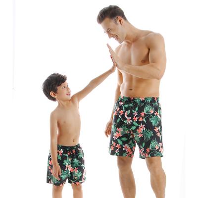 China Mommy and Me Anti-UV Outfits Spawn and Son Outfit Matching Parent Kid Clothing Swimwear for sale