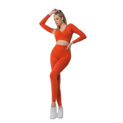 China Breathable Wholesale Running Wear Winter Sportswear Yoga Teams Recycled Yoga Wear for sale