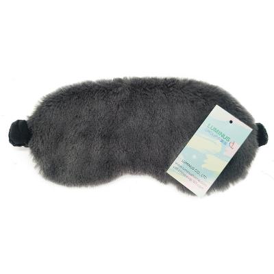 China Relieve Lavender Yoga Eye Pillow Pain New Design Faux Rabbit Fur Microwave Heat Washable Soft Pack for sale