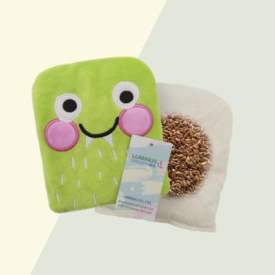 China Polyester Free Sample Reusable Handmade Cute Microwave Animal Heating Pad for sale