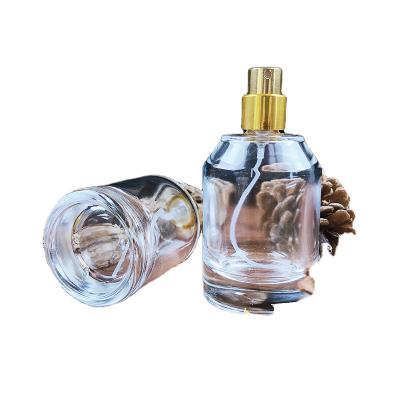 China Gift 30ml 50ml Round Atomizer Spray Glass Ex-factory Price Customized Perfume Bottle for sale