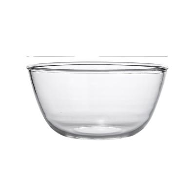 China Disposable best selling glass bowl with good quality glass transparent mixing bowl and low price salad bowl for sale