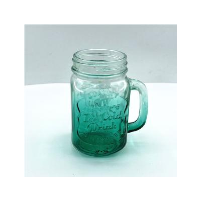 China Nothing original manufacturer double transparent glass mug with special handle for sale