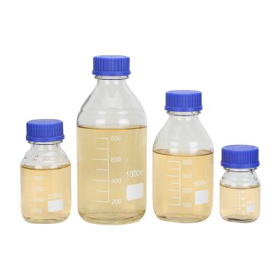 China High Quality White Glass Wholesale Blue Cap White Glass Reagent Bottle for sale