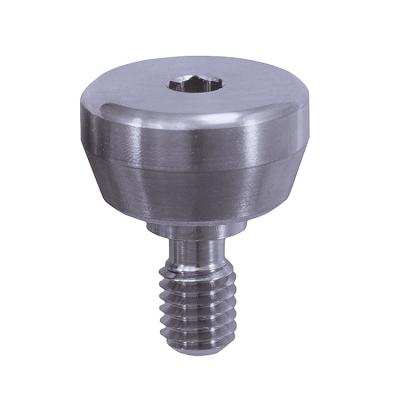 China dental implant metal titanium alloy cnc parts rotation milling standard dental implant with abutment for sale