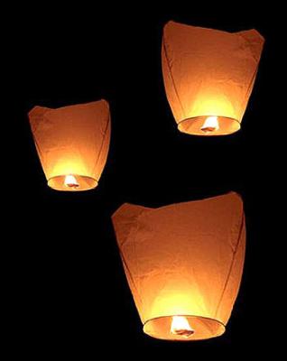 China Sky Lanterns, Flying Himmelslaternan Lantern Skylaternen Sky-Lanternen Khom Loy, Himmellaterne, for sale