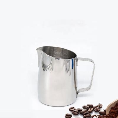 China Viable Made in China Top Quality Hot Sale Decorative Drinkware 420ml 304 Stainless Steel Coffee Milk Pitcher for sale