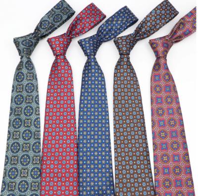 China 100% Silk Custom Design 100% Seide Silk Ties With Your Logo Jacquard Woven Or Mens Fashion Stripe Paisley Dobby Ties Printed for sale