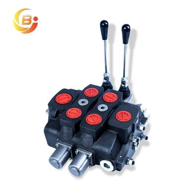 China SD25 Hydraulic Hydraulic Engineering Hydraulic Directional Sectional Control Valve With Parallel Circuit for sale