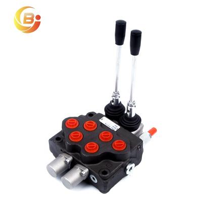 China Junbao hydraulic construction sectional valve hydraulic manual directional control valve for sale