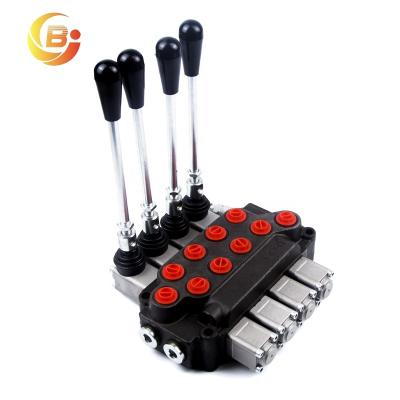 China Junbao DCV40 Series Agricultural Low Cost Machine Control Valve Electric Hydraulic Forklift For Tractor for sale