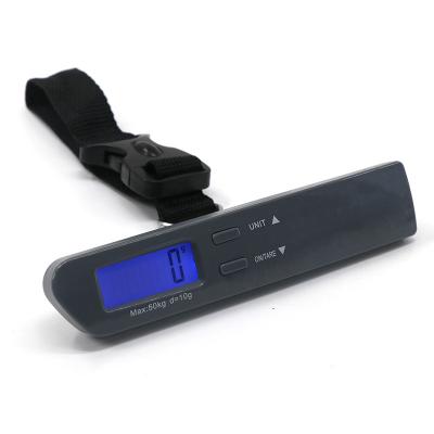 China Plastic Portable Weight Function 50kg Digital Luggage Scale With Backlight for sale