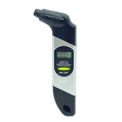 China 4 Settings Digital Tire Gauge for Car Truck Bicycle with Backlit LCD Display and Non-Slip Grip Tire Pressure Gauge 86076 for sale