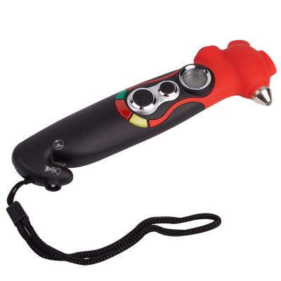 China Multitool for Emergencies Use Digital Tire Gauge, Flashlight, Glass Breaker, Belt Cuttertire Air Pressure Gauge 86801 for sale