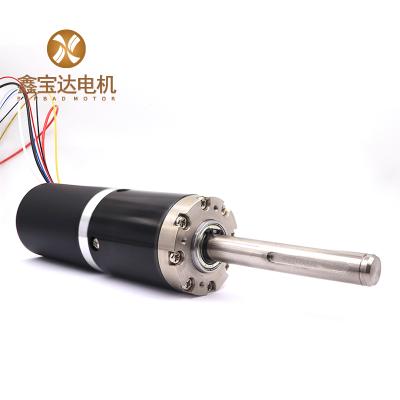 China Totally Enclosed Diameter 45mm Long Shaft 24v DC Coreless Brushless Motor For Robot for sale