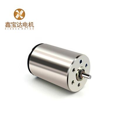 China Totally enclosed electric ironless tattoo device and electric field instrument dc brush coreless motor 19mm for sale