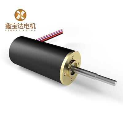 China Totally Enclosed 24 Volt 32mm Instrument BLDC Brushless DC Motor Military Motor for sale