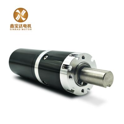 China Totally Enclosed XBD-4070 High Power Coreless 24v DC Motor With 42mm Gear Reduction for sale