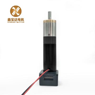 China Totally enclosed double micro axis servo motor coreless DC motor replace Faulhaber for sale