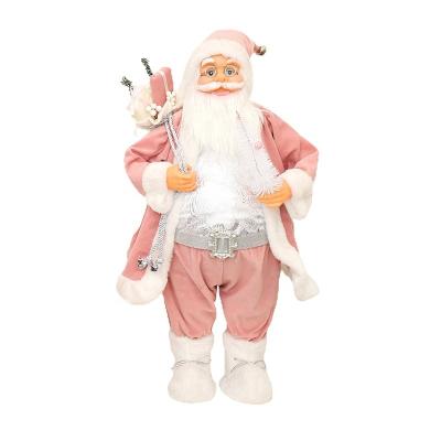 China Electric With Music Indoor Luxury Amazon Party Christmas Decoration Ornaments Presents Santa Claus Doll Electric With Music for sale