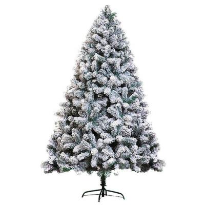 China Artificial Christmas Tree With Snow House Christmas Decoration High Quality 210 cm Green Leaves With Snow PVC Artificial Christmas Tree With CE ROHS for sale