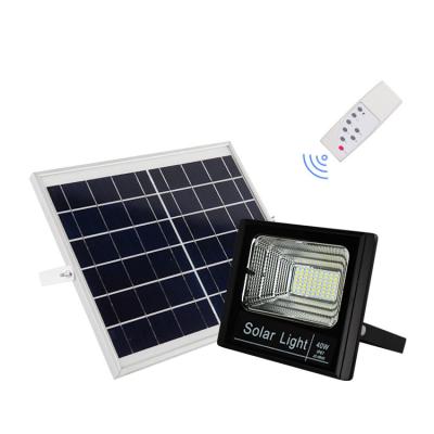 China JD 10 outdoor CE solar flood light 25 40 60 100w solar flood light ip67 for sale