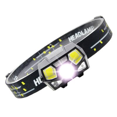 China COB Led Headlight 6 Modes Motion Sensor COB XPE Led Headlight With Built-in Battery Type-C Rechargeable Head Lamp Work Light With 230 Wide Beam for sale