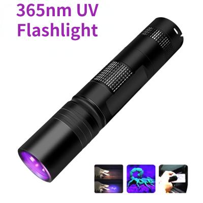 China Violet Black Light Torch Factory Supply Ultra Emergency Flashlight 365nm UV Instant Light Torch for sale