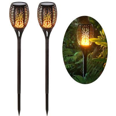 China Solar Yard Garden Torch Light With Flame Lamp Dancing Torch Light Flickering Outdoor Landscape Led Solar Flame Light for sale