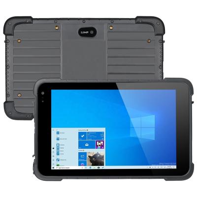 China Waterproof 8inch Rugged Tablet For Windows With Barcode Scanner Tablet for sale